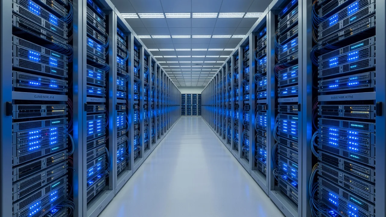 Data centers modernos sustentam a computação em nuvem
