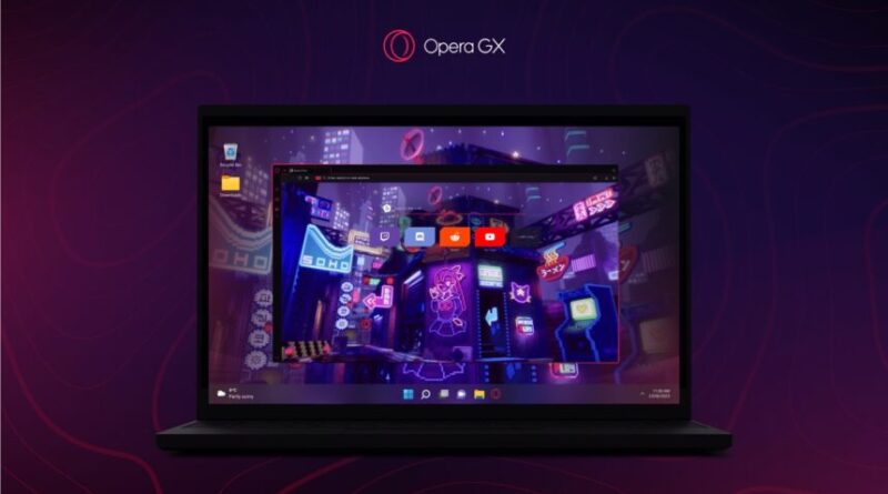 Opera GX se torna o primeiro navegador a permitir que os usuários definam um jogo como navegador e background do Windows