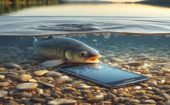 Iphone volta a funcionar após ficar 10 meses no fundo de um rio